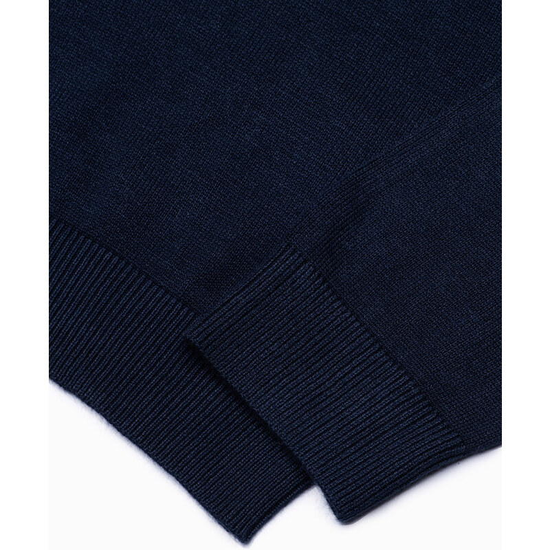 Ombre Clothing Pánský svetr - námořnická modrá E178
