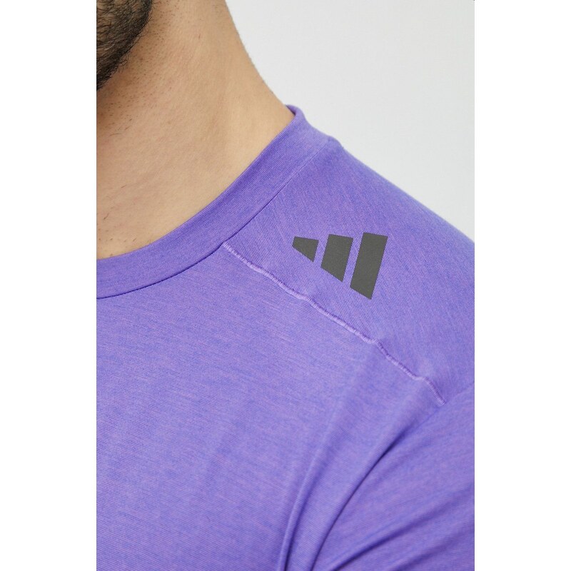 Tréninkové tričko adidas Performance Designed for Training fialová barva