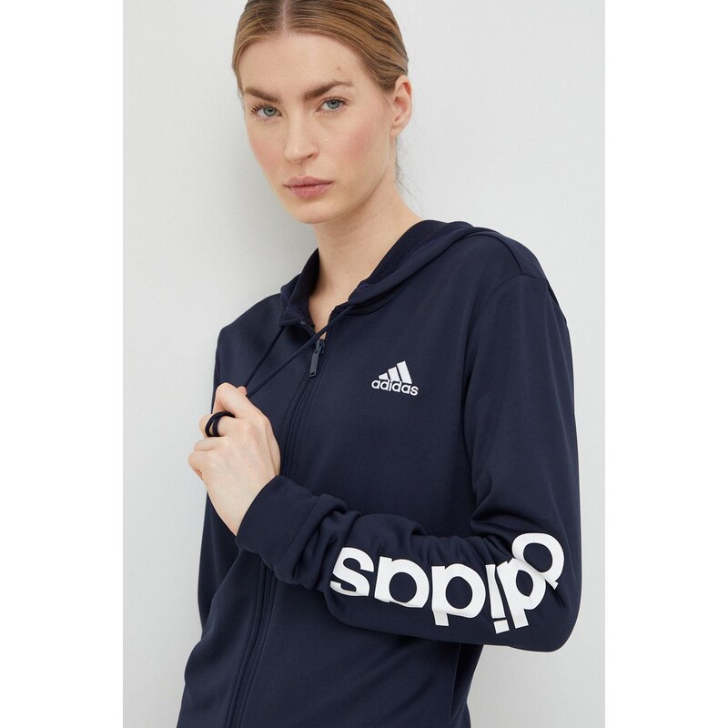 Tepláková souprava adidas tmavomodrá barva, IC3431