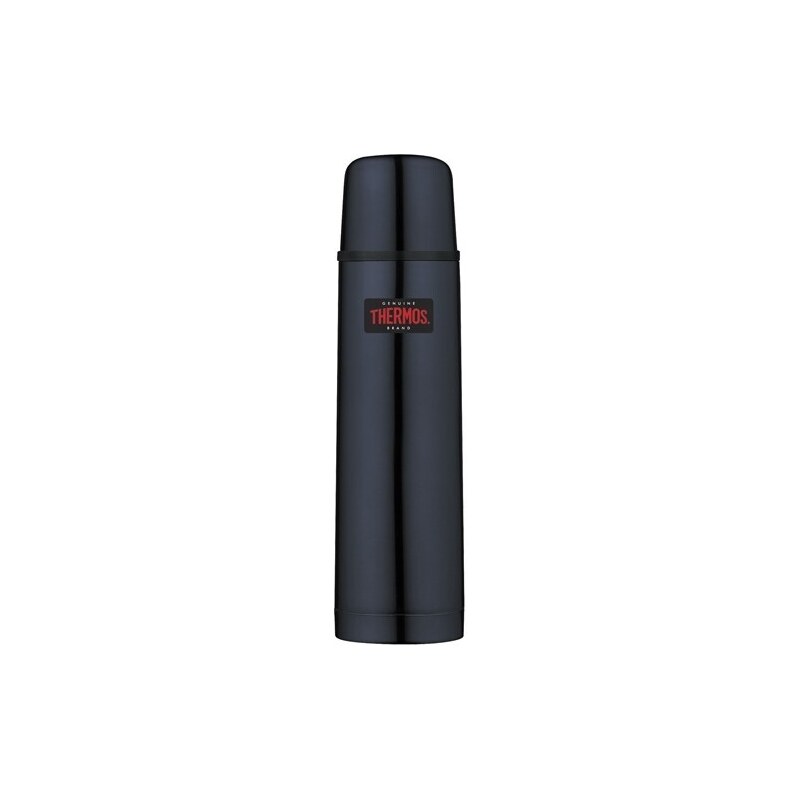 Thermos Termoska s tlačítkovým uzávěrem a šálkem - tmavě modrá 500 ml