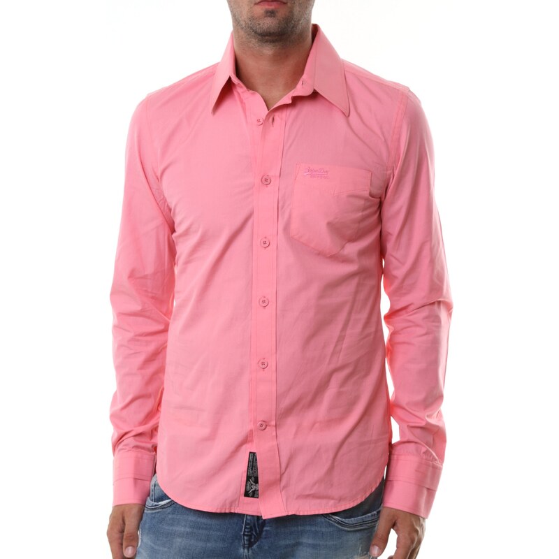 Růžová košile Superdry
