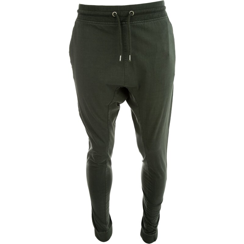 ALCOTT kalhoty jogging pants single jersey - zelené