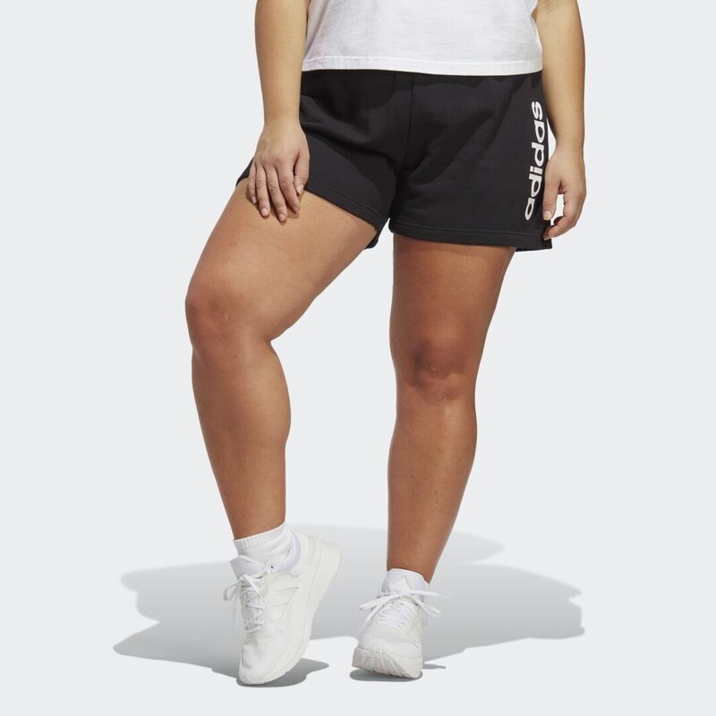 Adidas Šortky Essentials Linear French Terry (plus size)