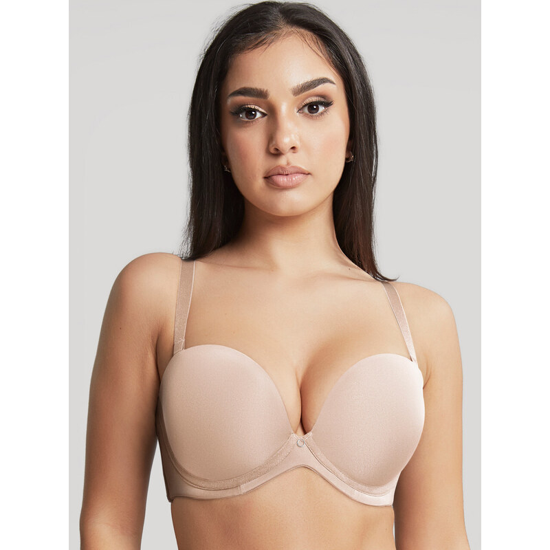 Vyztužená podprsenka Cleo Faith Moulded Strapless latte 10660