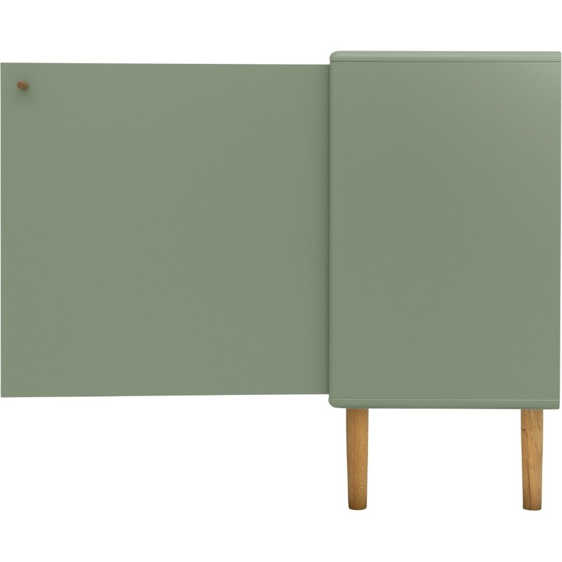 Zelená lakovaná komoda Tom Tailor Color Living 175 x 40 cm