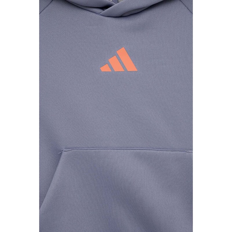 Dětská mikina adidas U TI HOODIE s kapucí, s potiskem