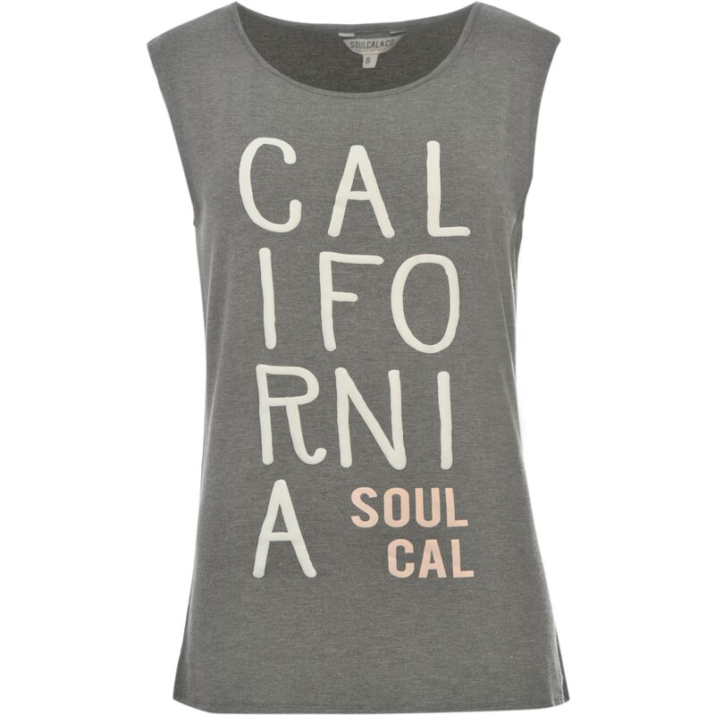 Soul Cal Módní tílko SoulCal California Over Sized Shirts dám.