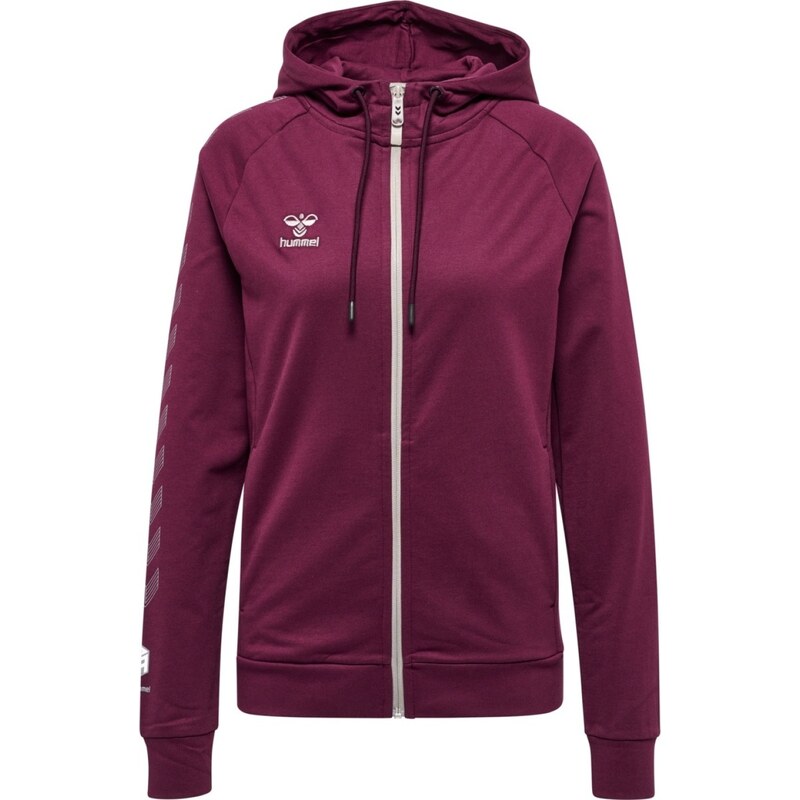 Mikina s kapucí Hummel hmlMOVE GRID COT. ZIP HOODIE WOMAN 215009-3506