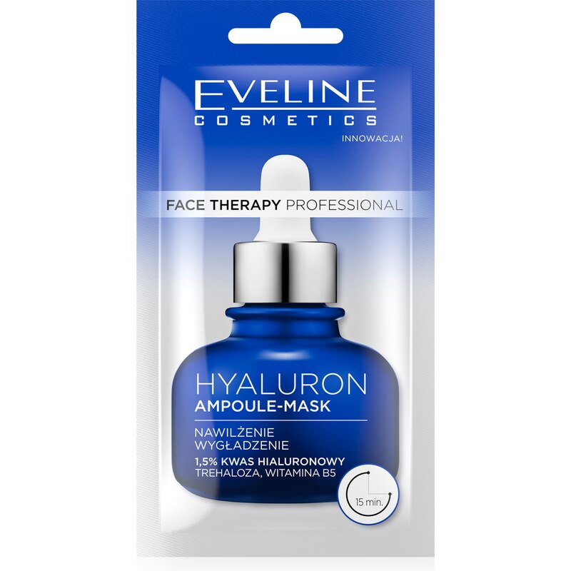 Eveline cosmetics Face Therapy Ampule - HYALURON hydratační a vyhlazující 8 ml