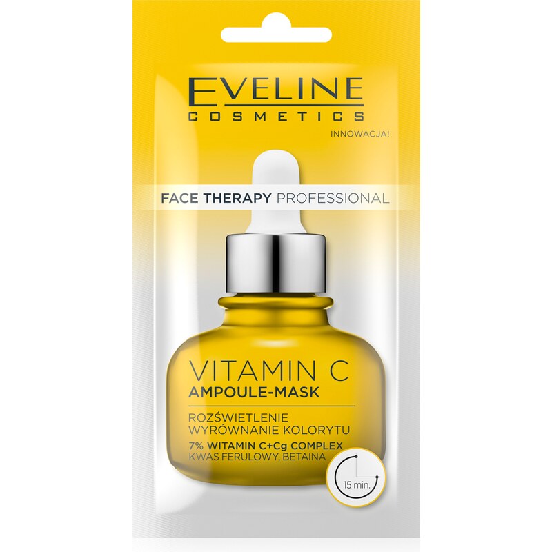 Eveline cosmetics Face Therapy Ampule - VITAMIN C rozjasnění a sjednocení tónu pleti 8 ml