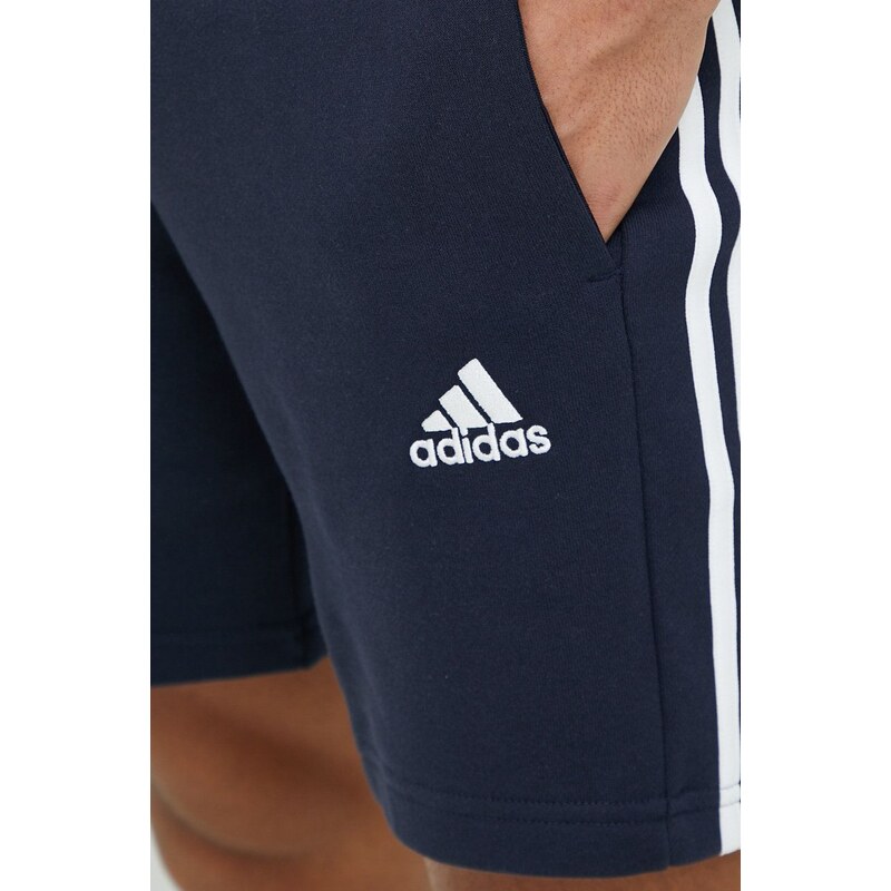 Bavlněné šortky adidas pánské, tmavomodrá barva, IC9436