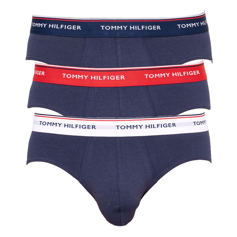 3PACK pánské slipy Tommy Hilfiger tmavě modré