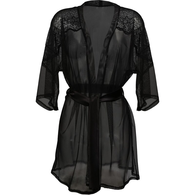 DKaren Costance Black Robe Black