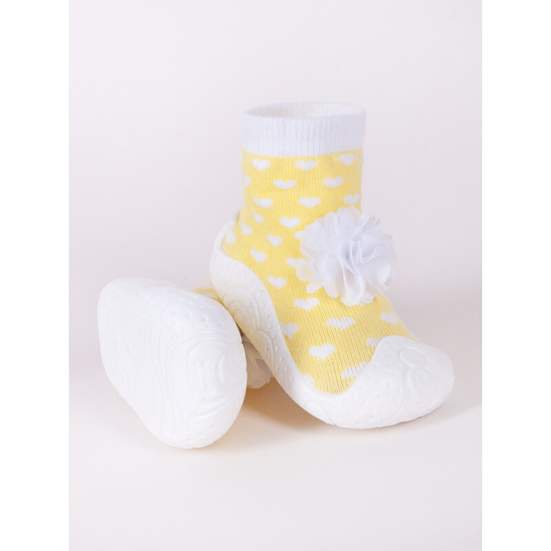 Yoclub Kids's Baby Girls' Anti-skid Socks With Rubber Sole OBO-0137G-AA0B