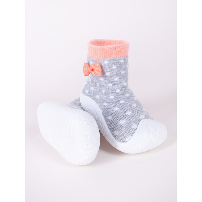 Yoclub Kids's Baby Girls' Anti-skid Socks With Rubber Sole OBO-0135G-AA0B