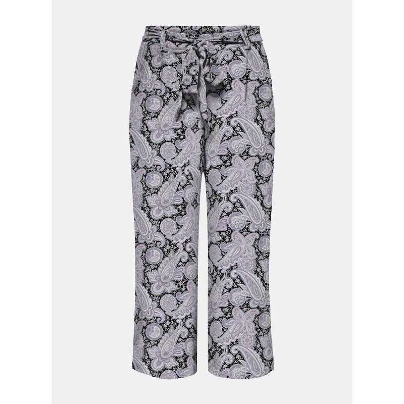 Fialovo-černé vzorované culottes ONLY Nova - Dámské