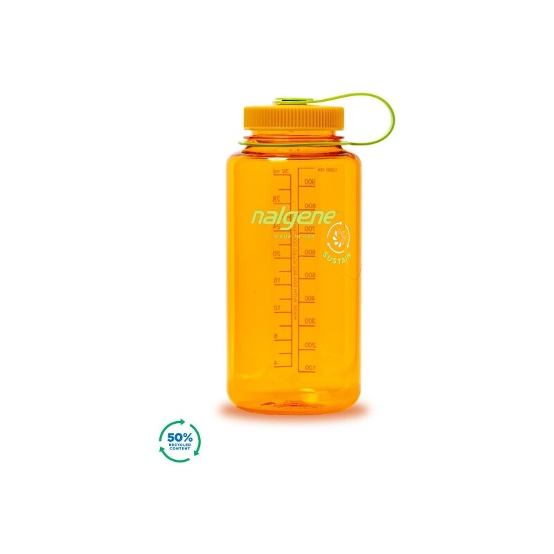 Nalgene Wide Mouth 1 l Clementine Sustain