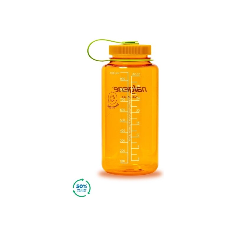 Nalgene Wide Mouth 1 l Clementine Sustain