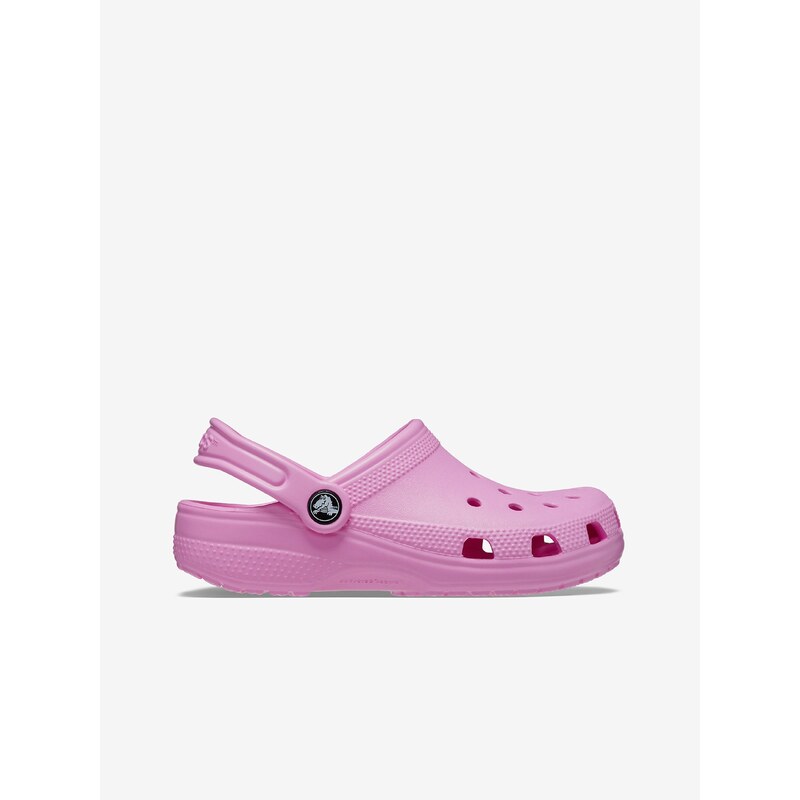 Růžové holčičí pantofle Crocs - Holky