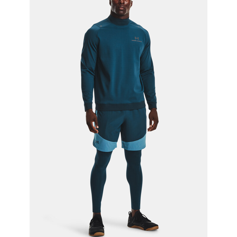 Under Armour Legíny UA ColdGear Rush Leggings-BLU - Pánské