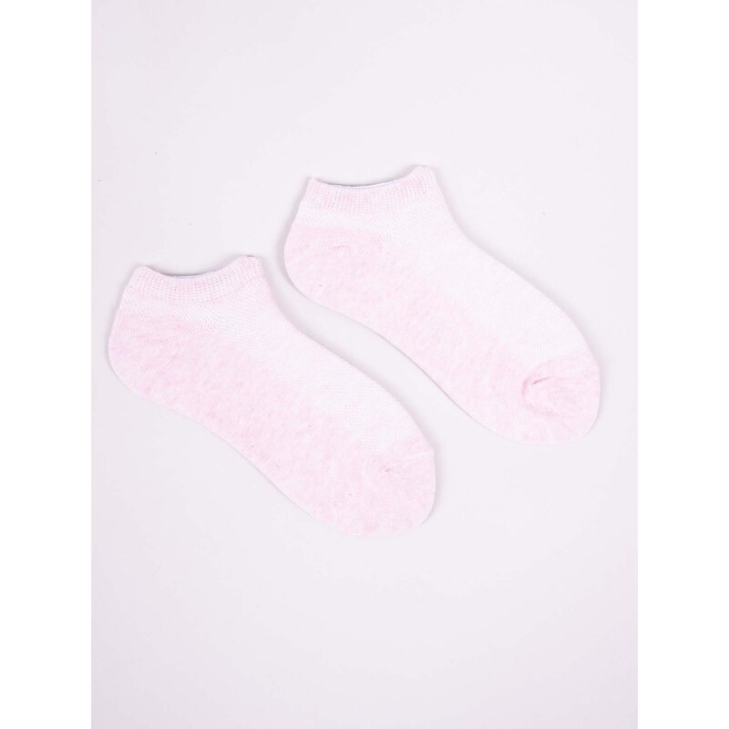 Yoclub Kids's Girls' Ankle Thin Cotton Socks Basic Plain Colours 6-pack SKS-0027G-0000