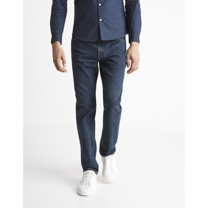 Celio Džíny straight C15 Coblue15 - Pánské