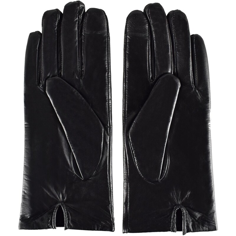 Semiline Woman's Women Leather Antibacterial Gloves P8211