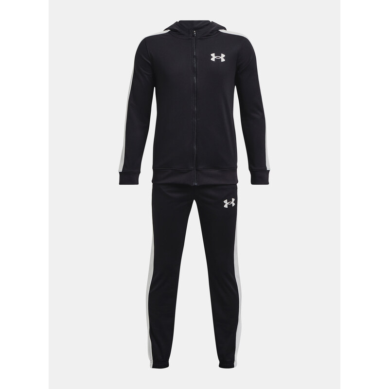 Under Armour Souprava UA Knit Hooded Track Suit-BLK - Kluci