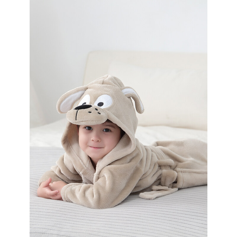 Edoti Baby bathrobe Dog A603