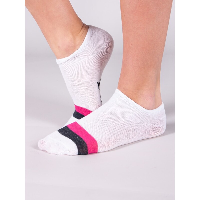 Yoclub Kids's Girls' Ankle Cotton Socks Patterns Colours 6-pack SKS-0008G-AA00-002