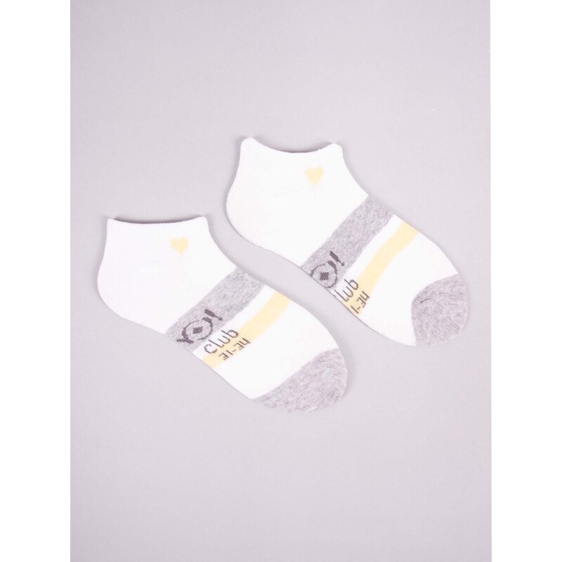 Yoclub Kids's Girls' Ankle Cotton Socks Patterns Colours 6-pack SKS-0008G-AA00-002