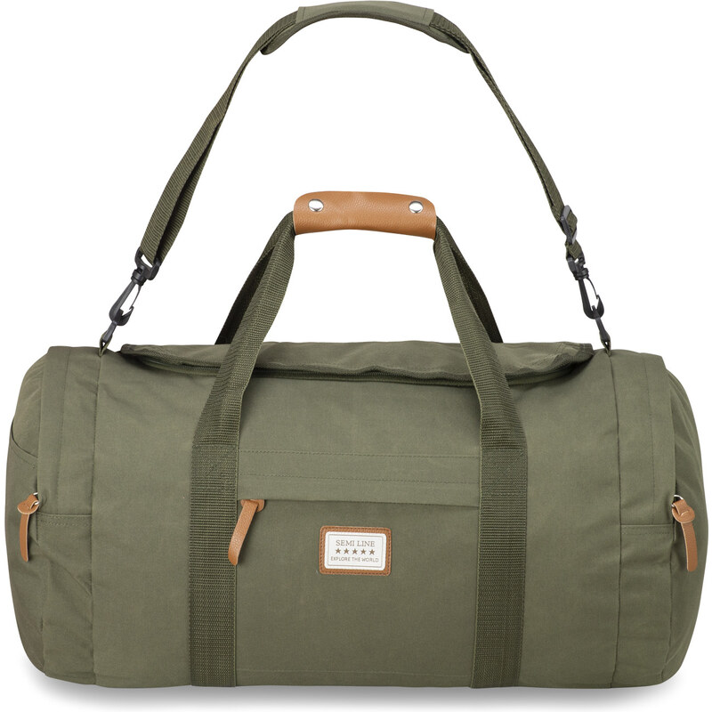 Taška Semiline Semiline_Fitness_Travel_Bag_A3028-2_Khaki