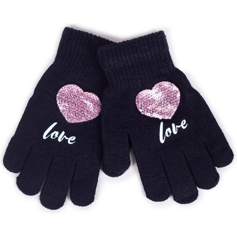 Yoclub Kids's Gloves RED-0099G-AA50-009