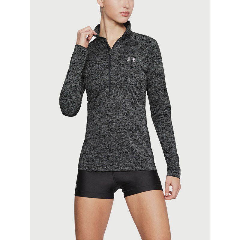 Under Armour Tričko New Tech 1/2 Zip - Twist - Dámské