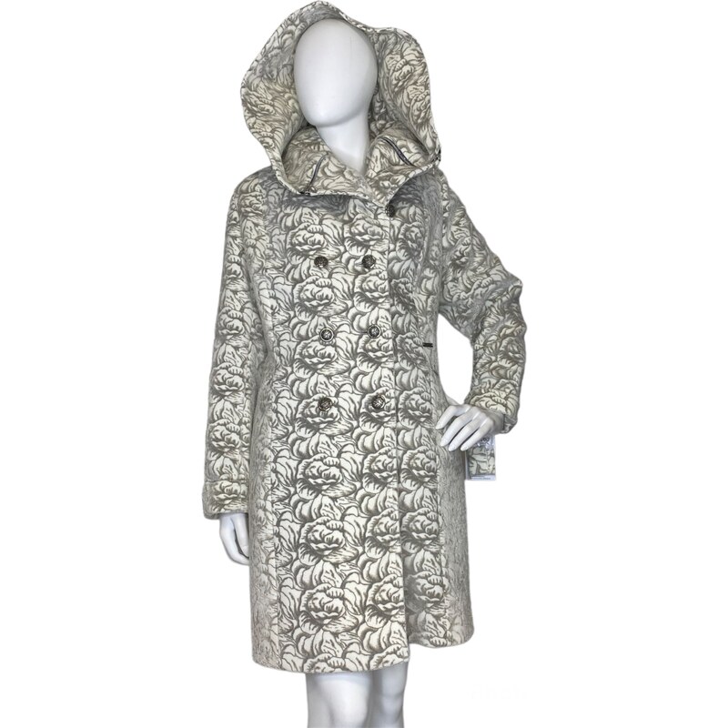 He-ó kabáty SK Dámský elegatní zimní kabát s elegatním vzorem