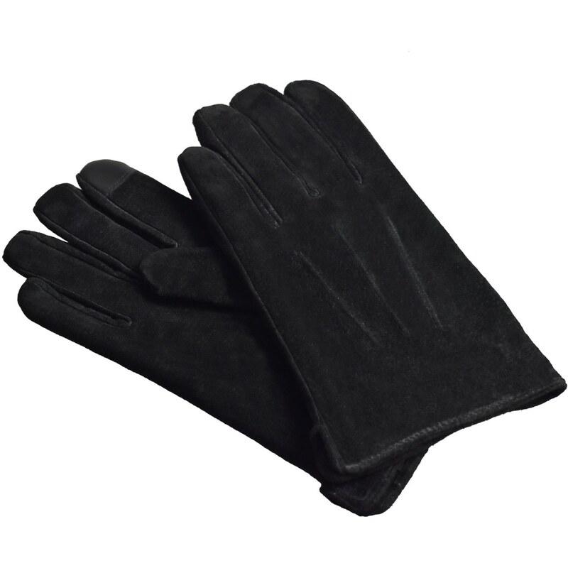 Semiline Man's Men Leather Antibacterial Gloves P8218