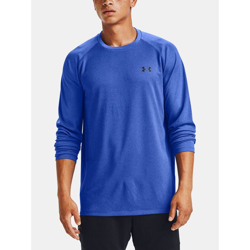 Under Armour Tričko Textured LS-BLU - Pánské