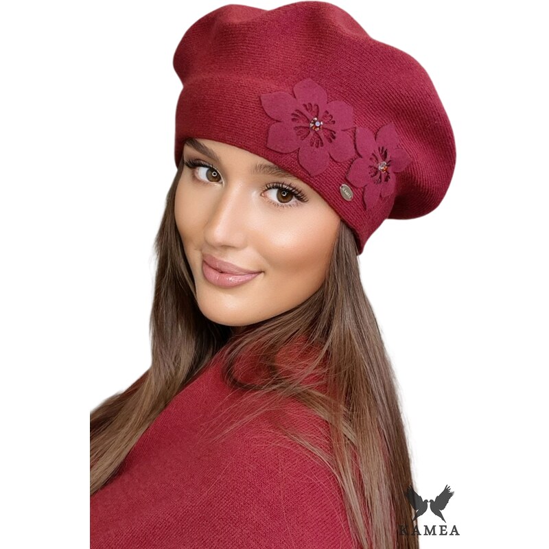 Kamea Beret K.22.037.15 Claret