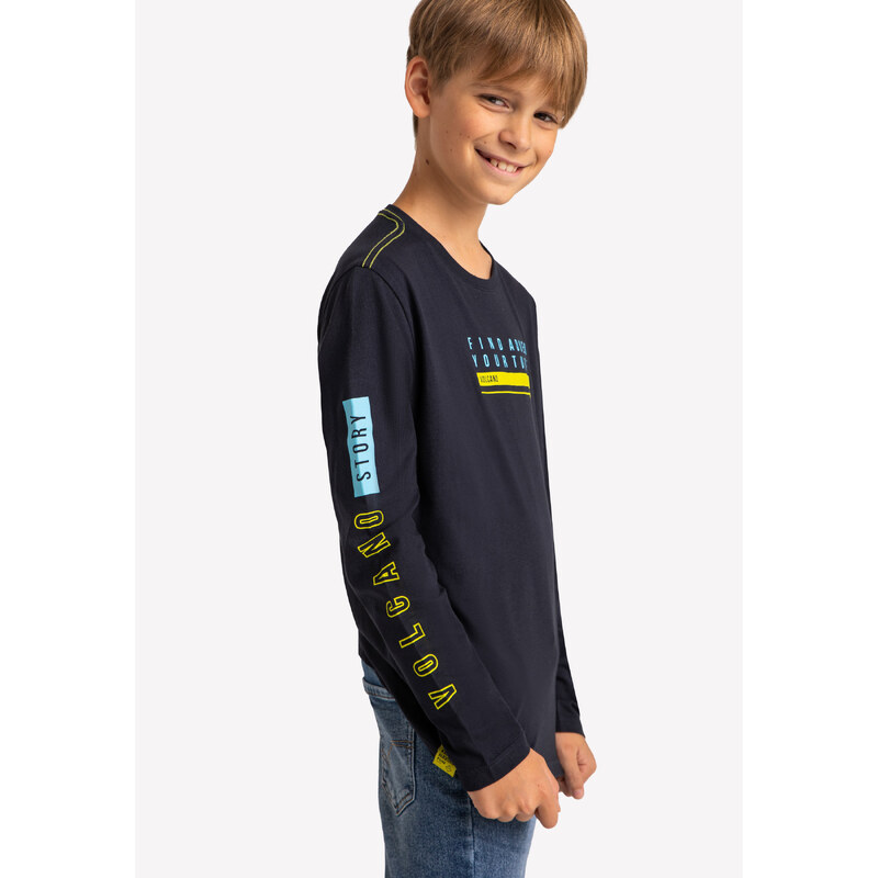 Volcano Kids's Regular Long-Sleeved Tops L-Story Junior B17425-S22