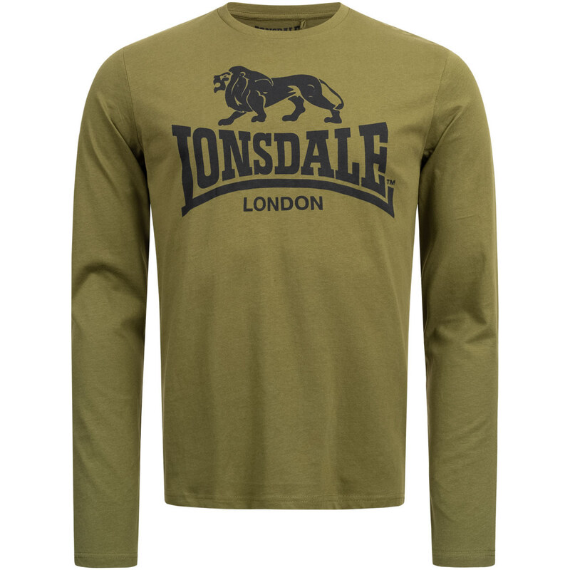 Pánské tričko Lonsdale 115087-Black/Olive