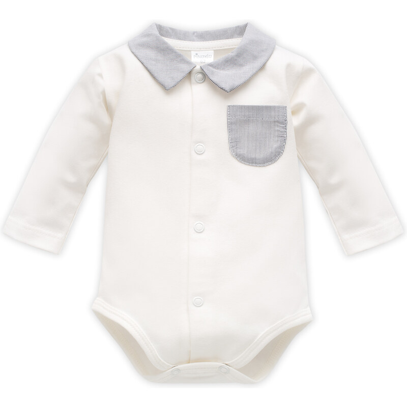 Pinokio Kids's Charlie Longsleeve Buttoned Bodysuit K