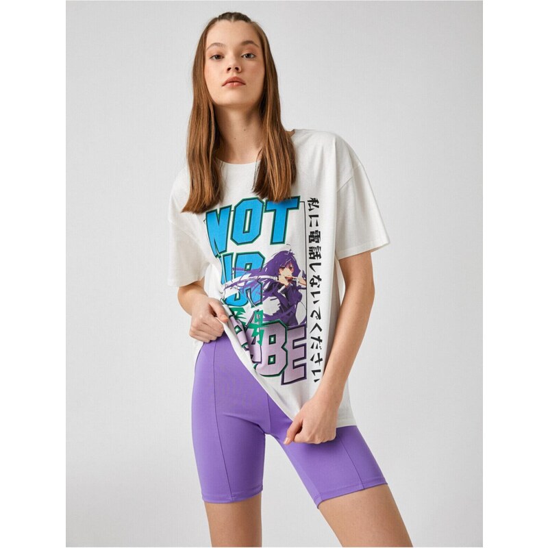 Koton Short Sleeve Crewneck T-Shirt