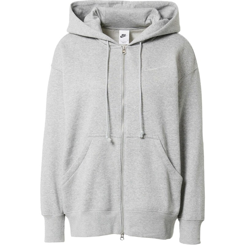 Nike Sportswear Mikina Phoenix Fleece šedý melír