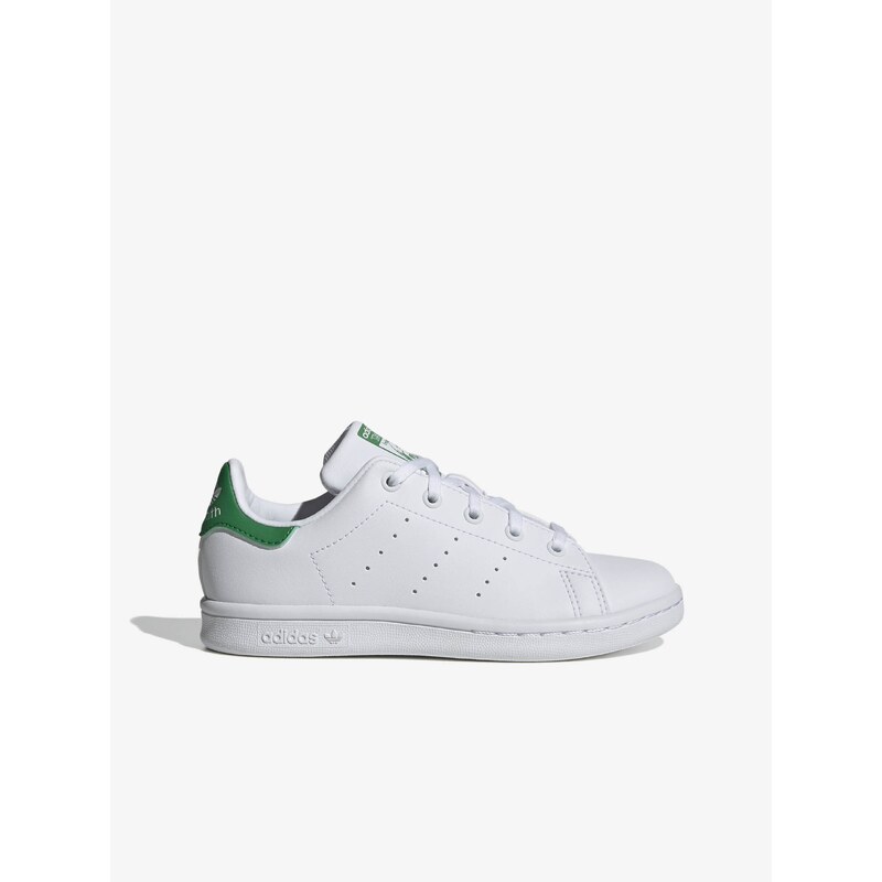 Bílé dětské tenisky adidas Originals Stan Smith C - Kluci