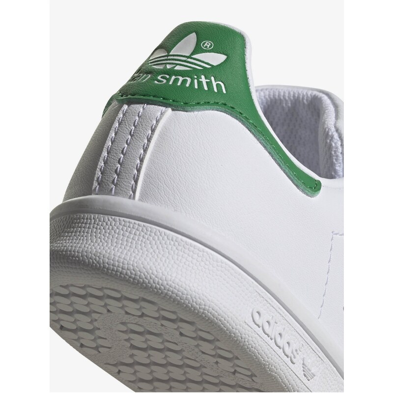 Bílé dětské tenisky adidas Originals Stan Smith C - Kluci