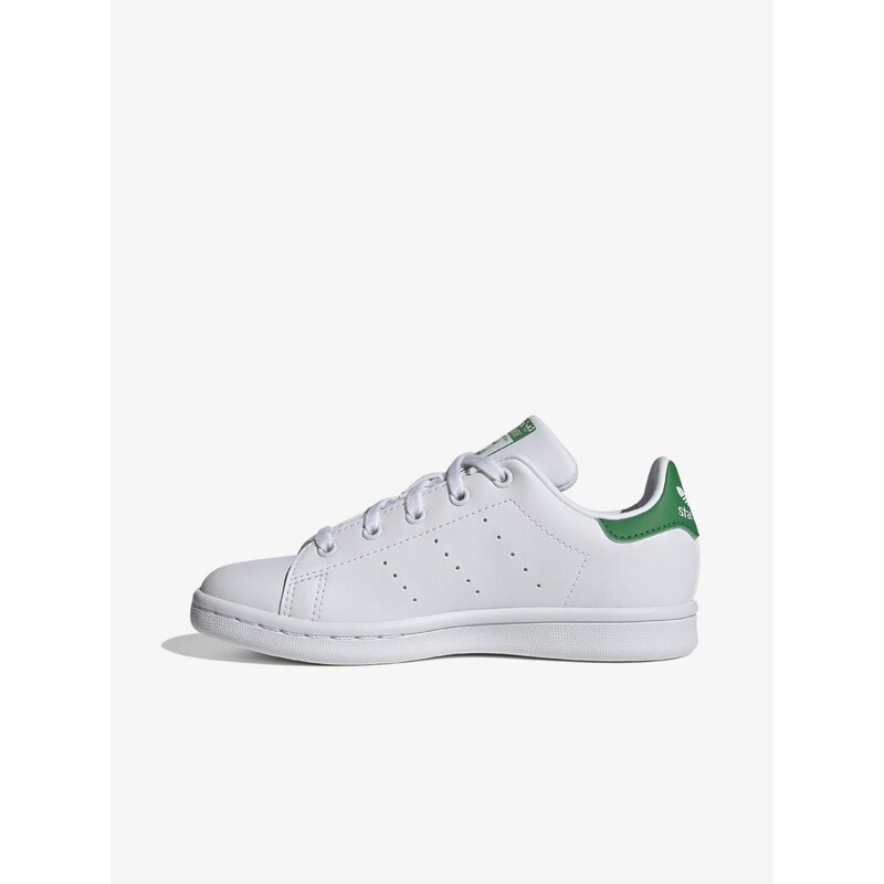 Bílé dětské tenisky adidas Originals Stan Smith C - Kluci