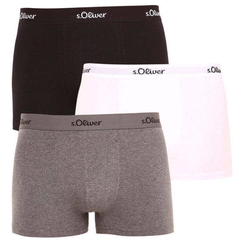 3PACK pánské boxerky S.Oliver vícebarevné