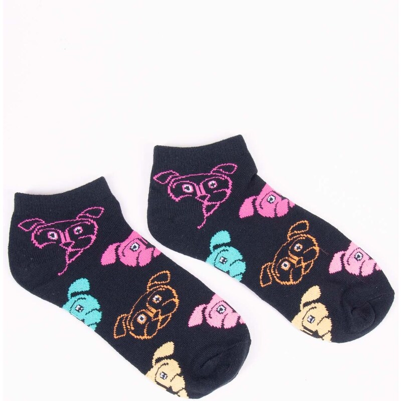 Yoclub Unisex's Ankle Funny Cotton Socks Patterns Colours SKS-0086U-A400