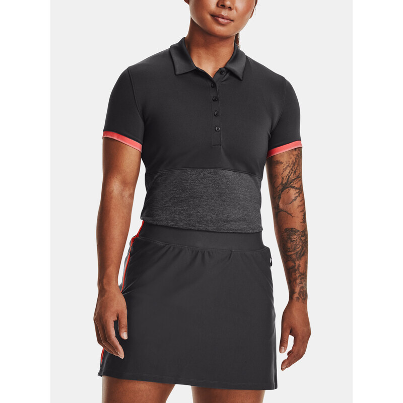 Under Armour Tričko UA Zinger Point SS Polo-GRY - Dámské