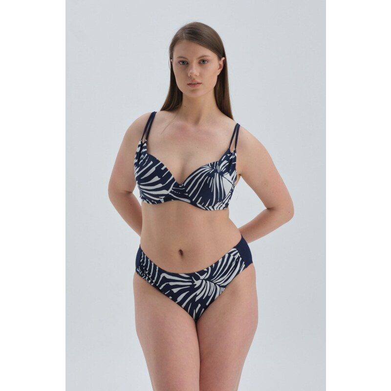 Dagi Námořnická modrá bikiny s vysokým pasem 107259608